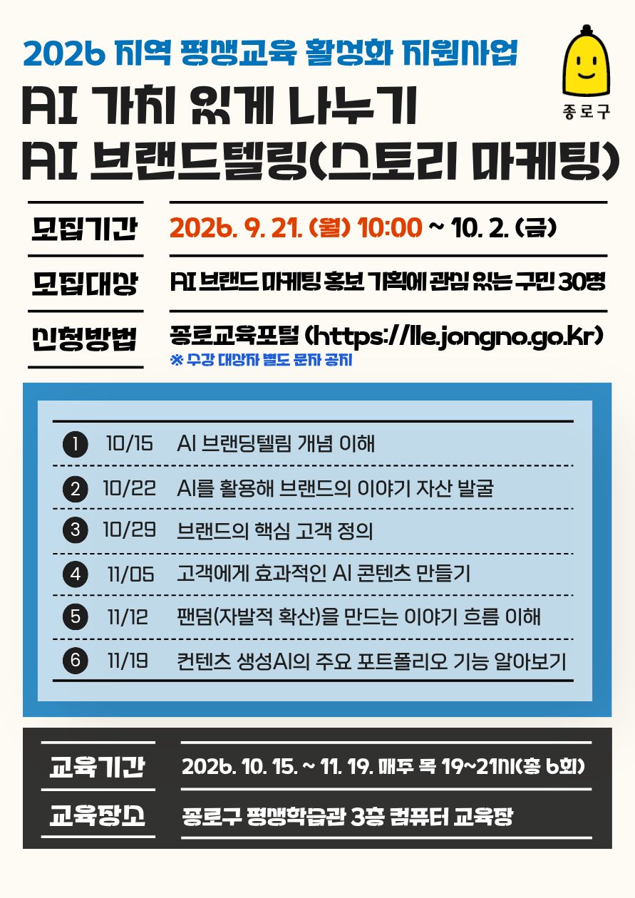 AI브랜드텔링포스터
